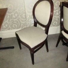 Italian Style Fully Upholstered Dining Chairs