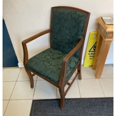 Green Carver Dining Chairs