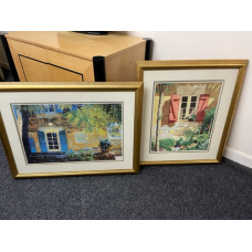 Traditional Framed Picture x 2